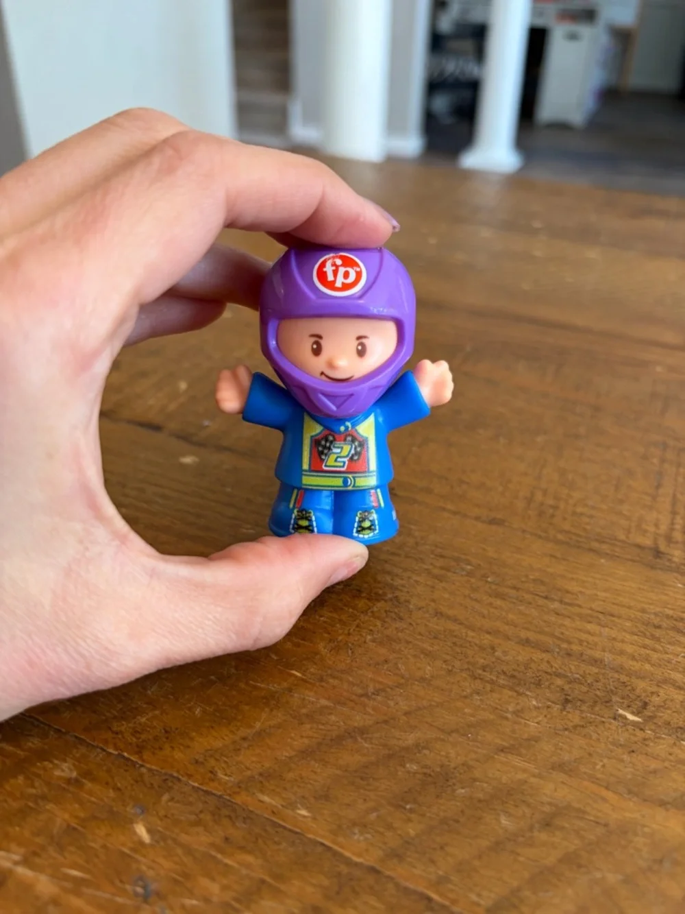 Fisher Price Little People race car driver as is